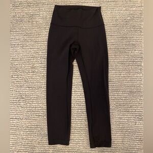 lululemon wonder train black leggings